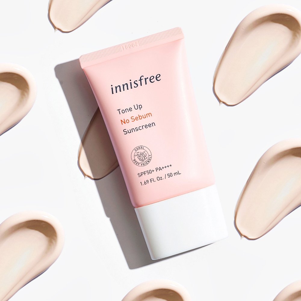 INNISFREE Tone Up No Sebum Sunscreen SPF 50 sugarglamourstore