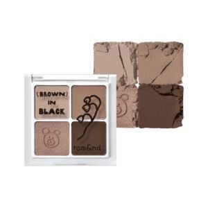 rom&nd X INAPSQUARE BETTER THAN EYES B01 BUCKWHEAT FLOWER IN BLACK