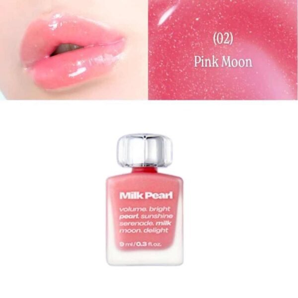 [ALTERNATIVE STEREO] Lip Potion Milk Pearl gloss 02. Pink Moon